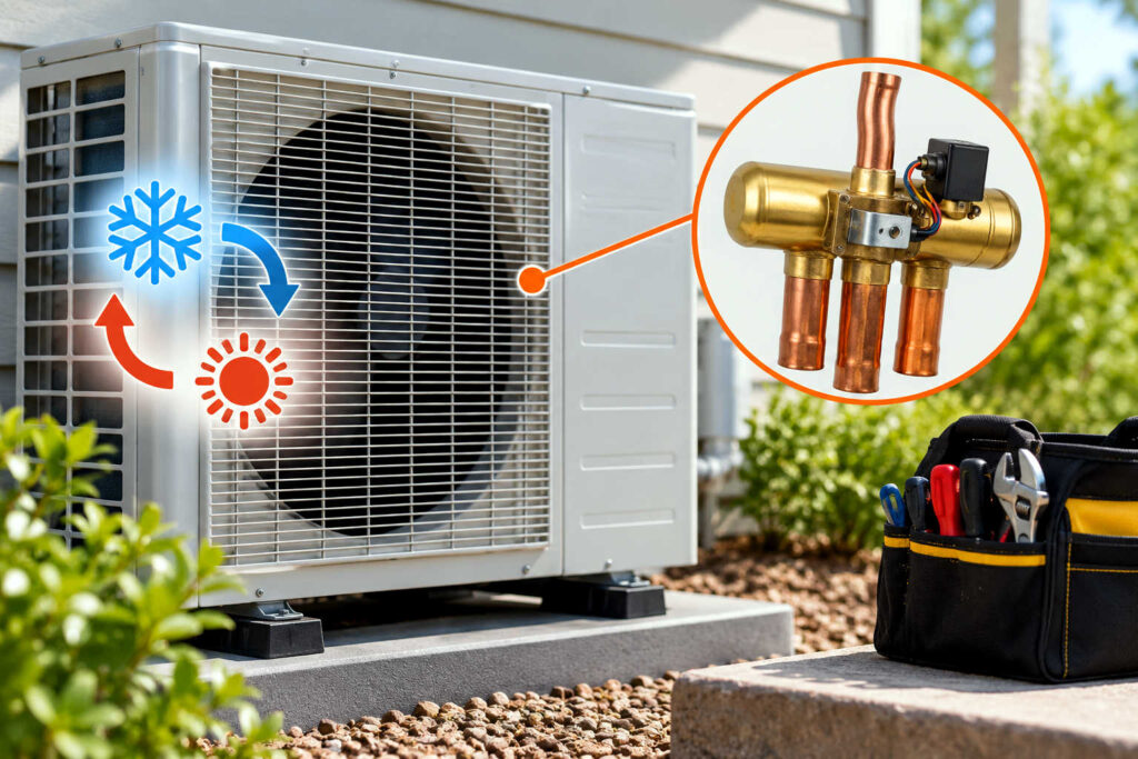 Example of a Heat Pump Reversing Valve