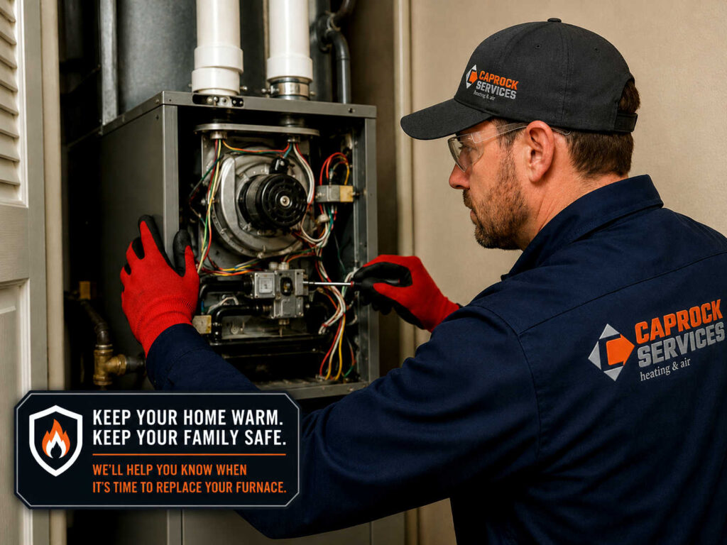 Caprock Services Technicians Know When to Replace a Furnace in Bushland, TX